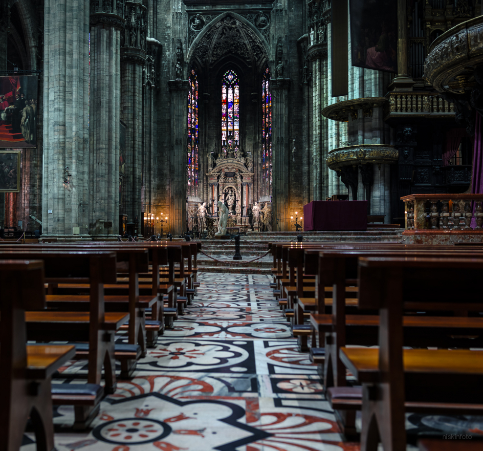 Дуомо Милан внутри