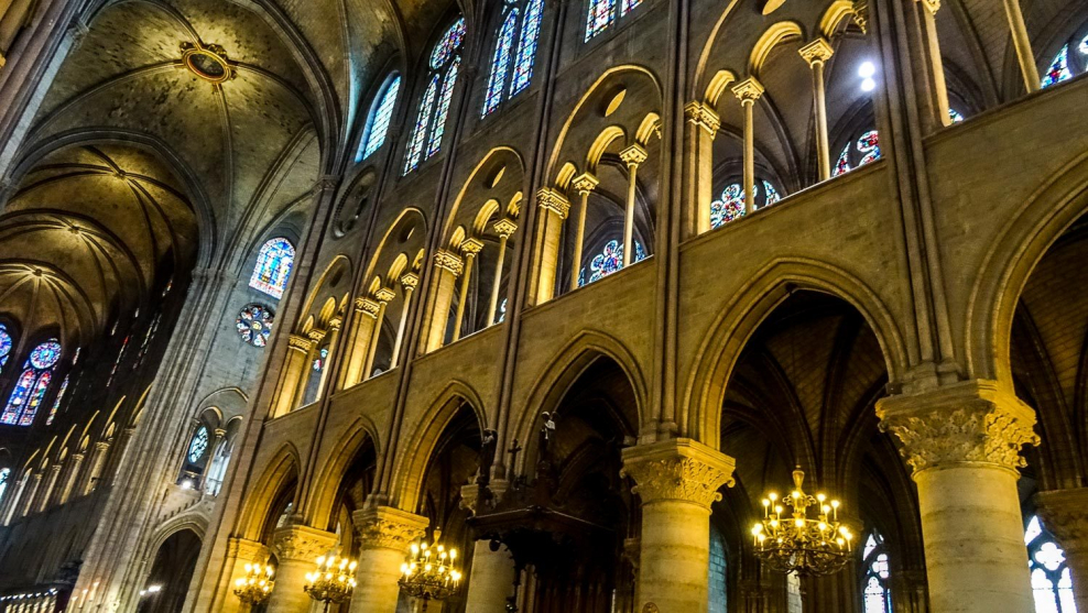 Готический собор Нотр-дам Швейцария