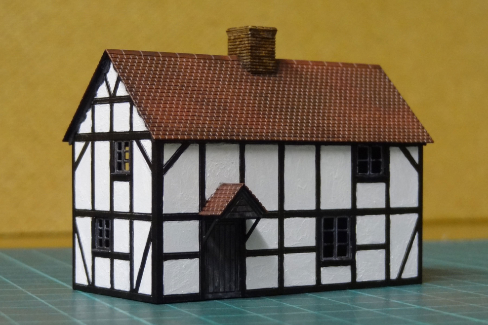 Макеты фахверковых домов