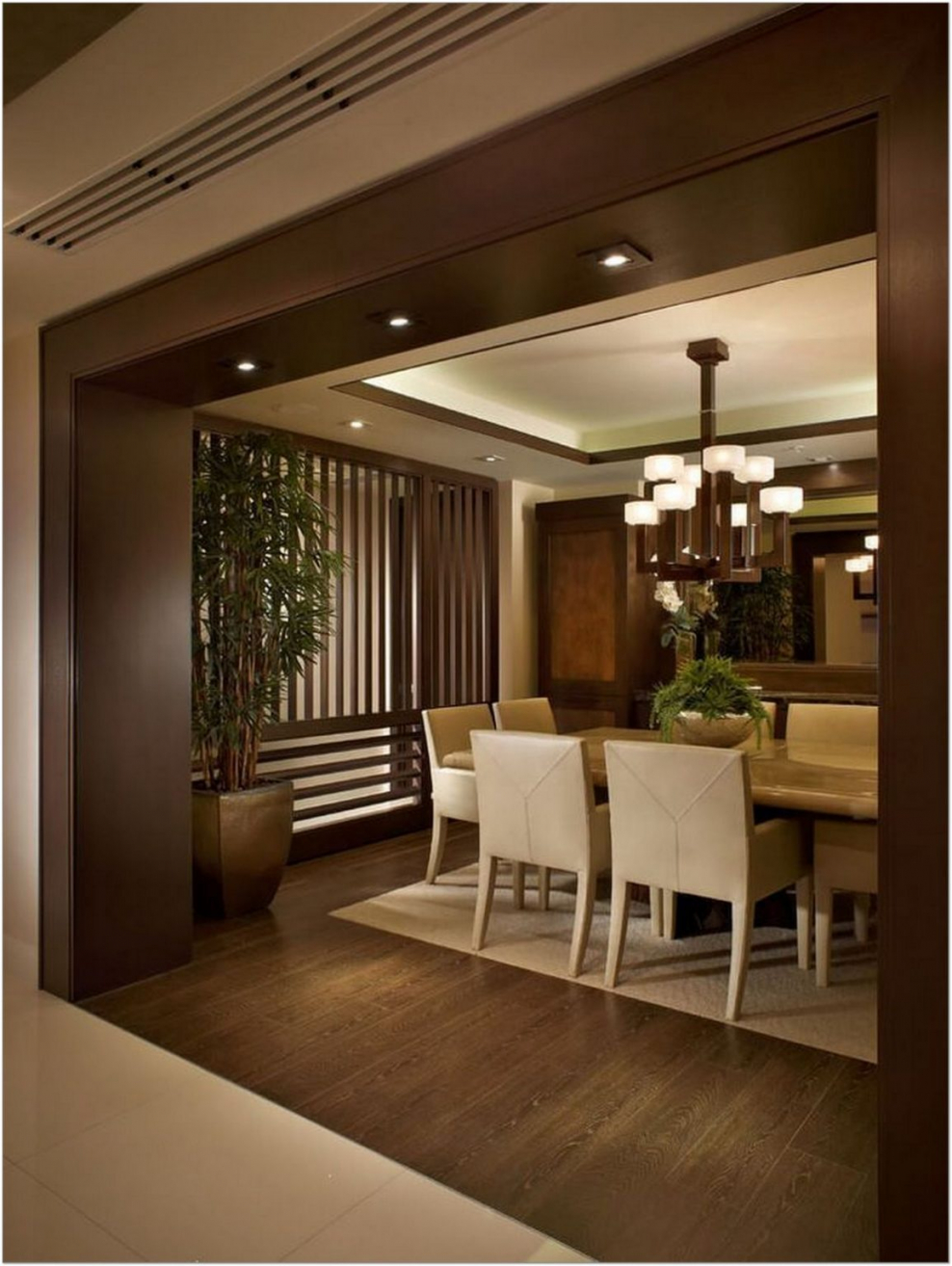 Перегородка между кухней и столовой