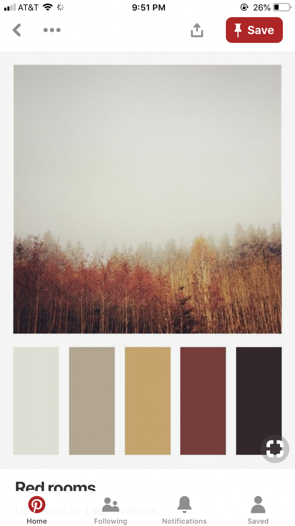 Теплая цветовая палитра