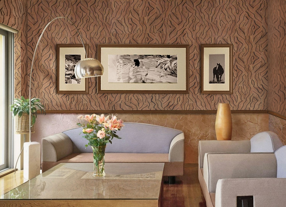 Настенное пробковое покрытие