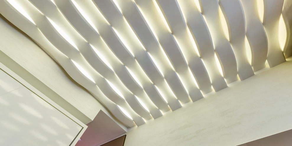 Гипсовые световые 3d панели Lightwave