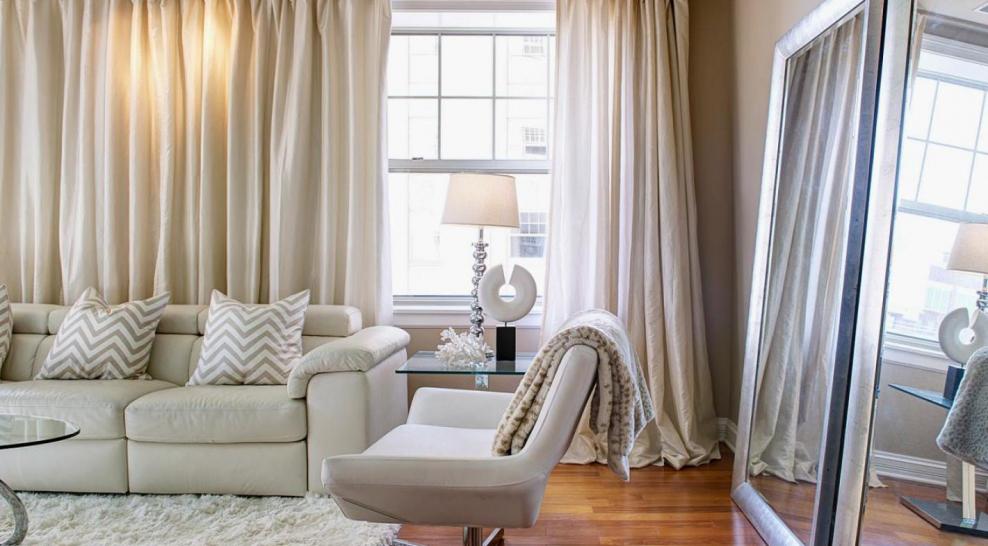 Шторы в стиле лофт