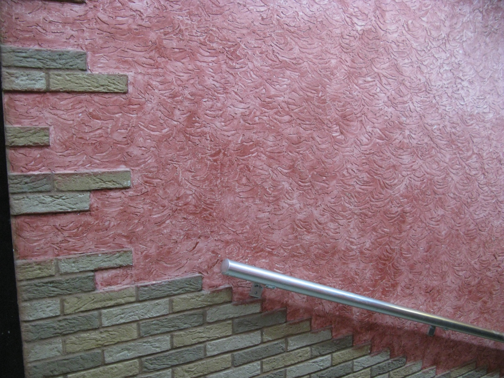 Фактурная краска кирпич