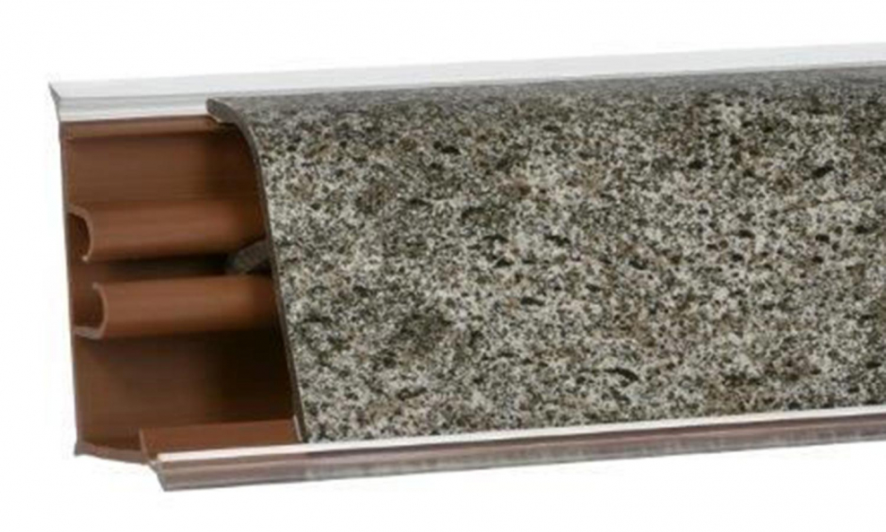 Плинтус для столешницы 3.05 м цвет алюминий артикул: 17832575