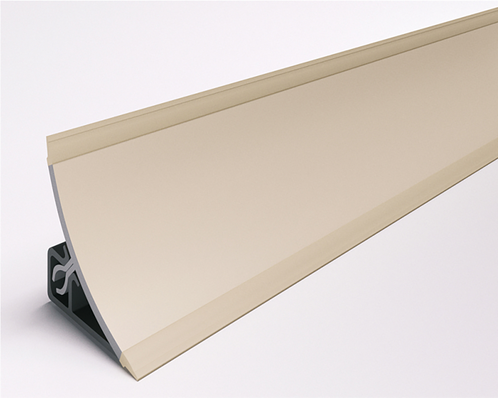 Vårsta Ворста цоколь, цвет нержавеющей стали220x8 см