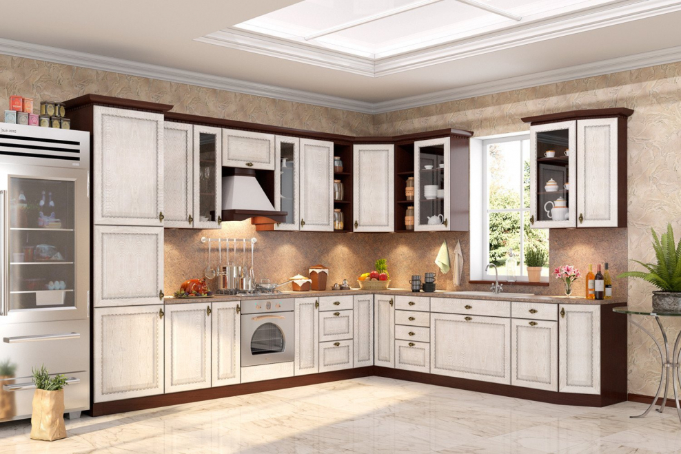 Евромебель кухня Юлия Лайт береза