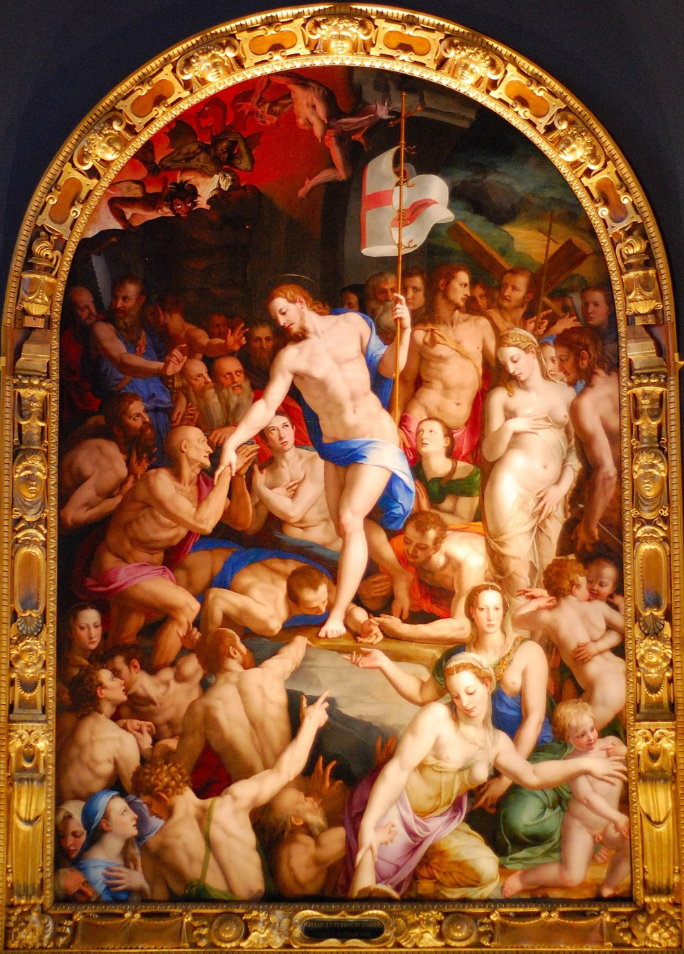 Бронзино Сошествие Христа в чистилище