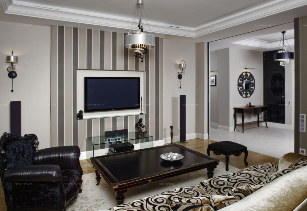 Панно из обоев