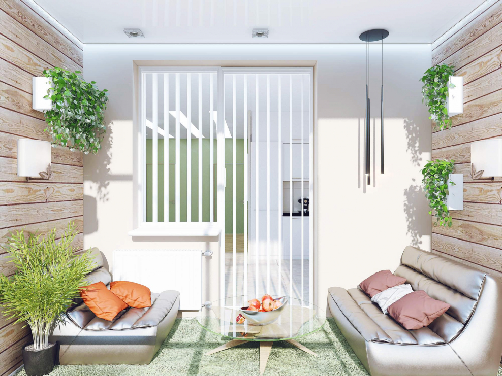 Двухкомнатная квартира в эко стиле