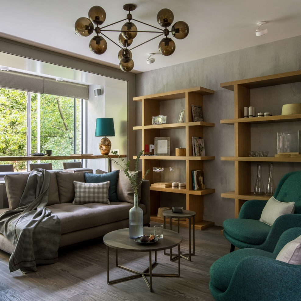 Гостиная в натуральном стиле