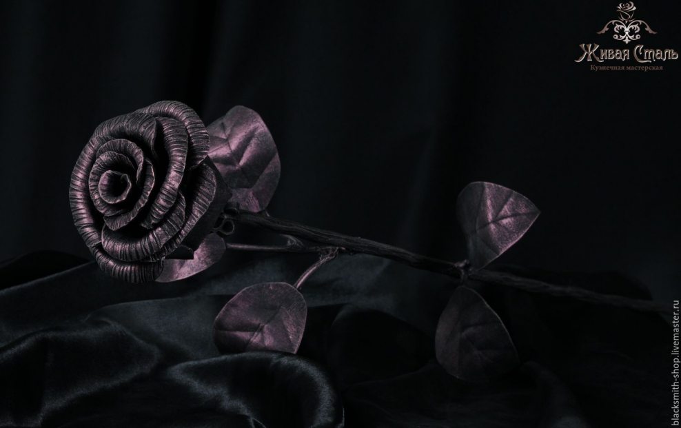 Роза из металла