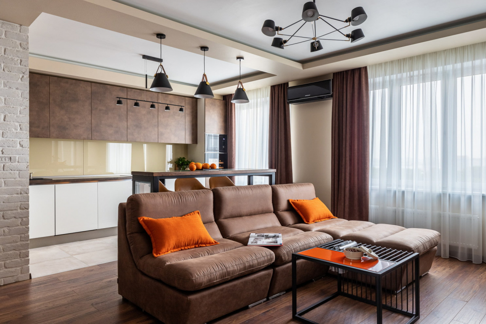 Дизайн столовой комнаты в частном доме