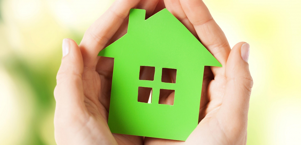 Домик на ладони