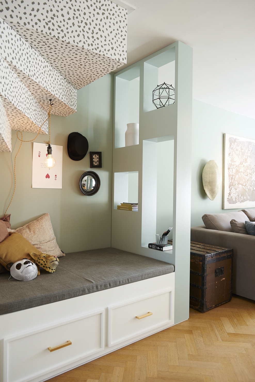 Детская кровать в однокомнатной квартире