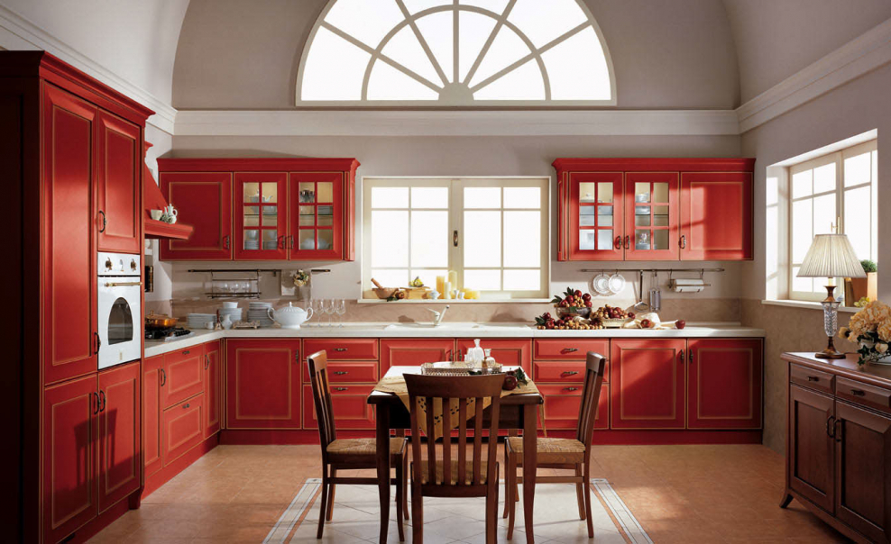 Кухня Италия классика бордо