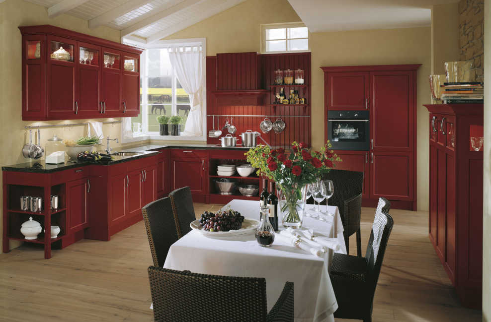 Интерьер красная мебель для фотосессий