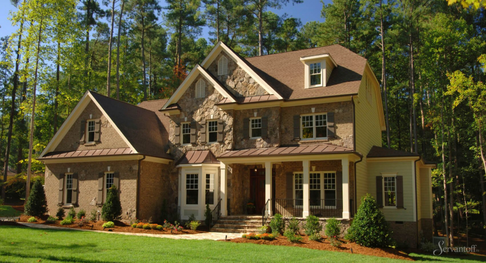 Дом Кантри фасад