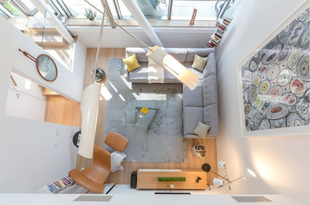 Интерьер вид сверху