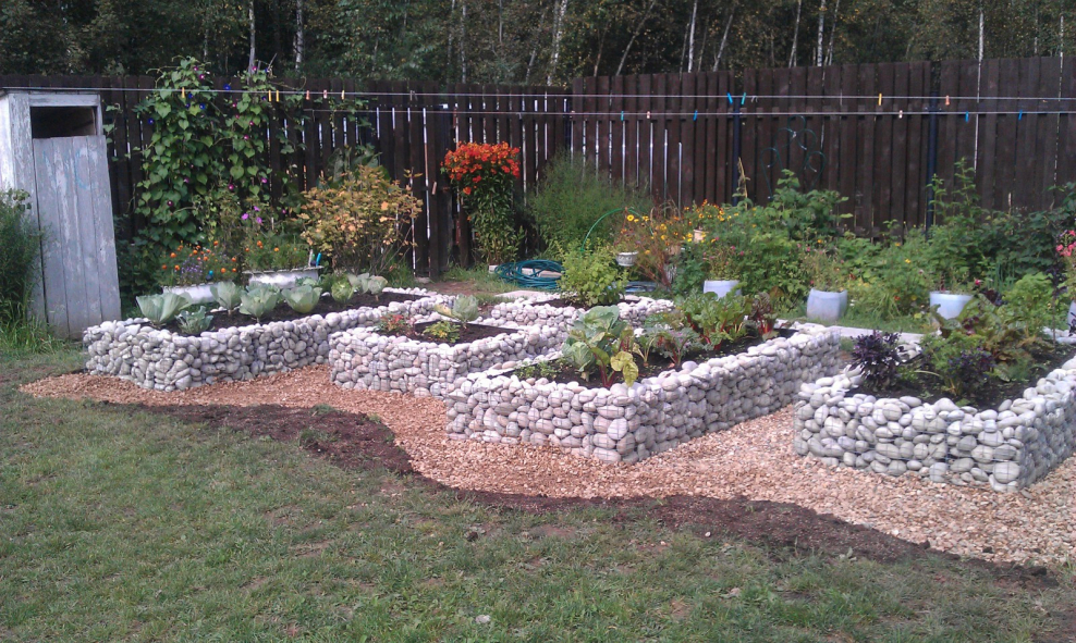 Клумбы на даче