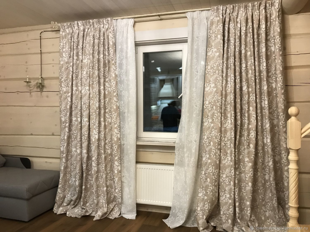 Шторы из Мешковины