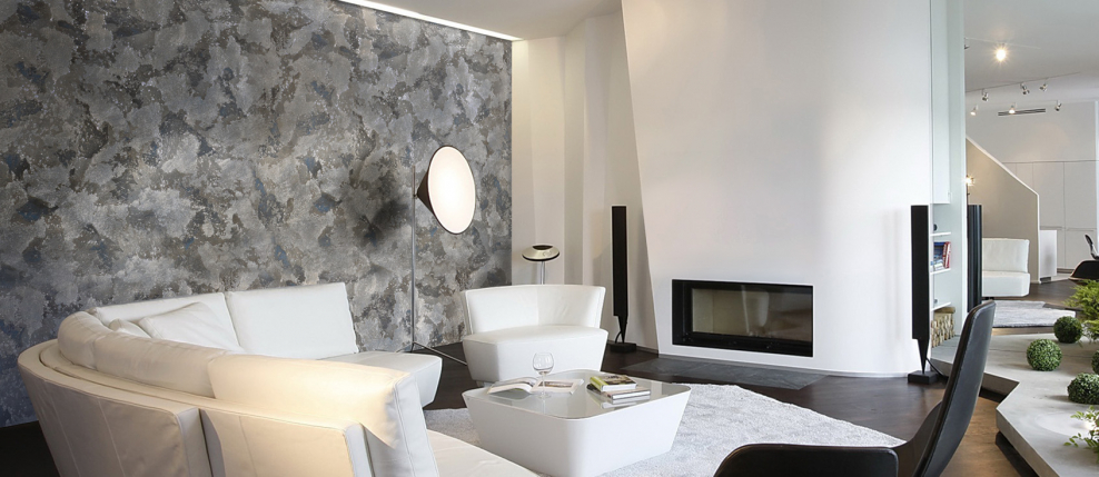 Декоративная штукатурка венецианская серая