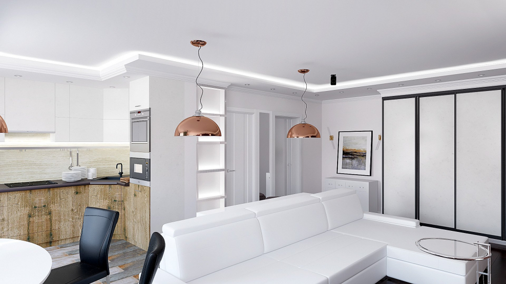 Дизайн квартиры распашонки