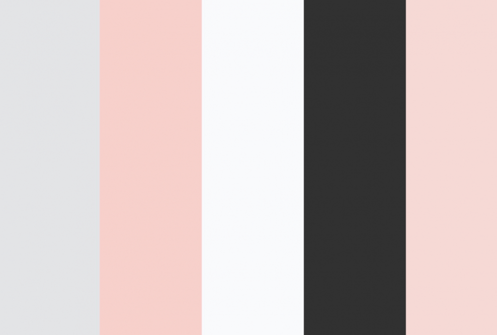 Палитра цветов розовый черный