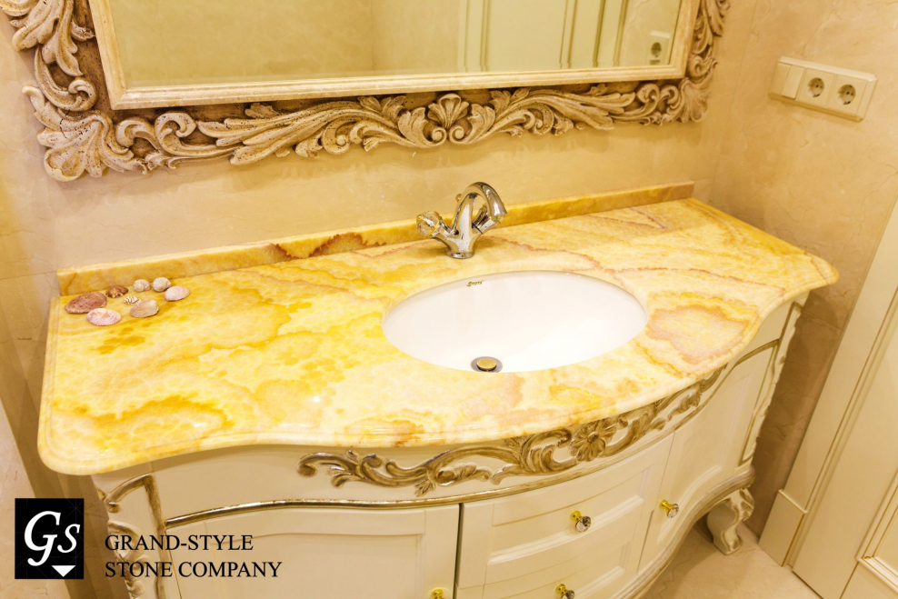 Столешница камень Гриджио