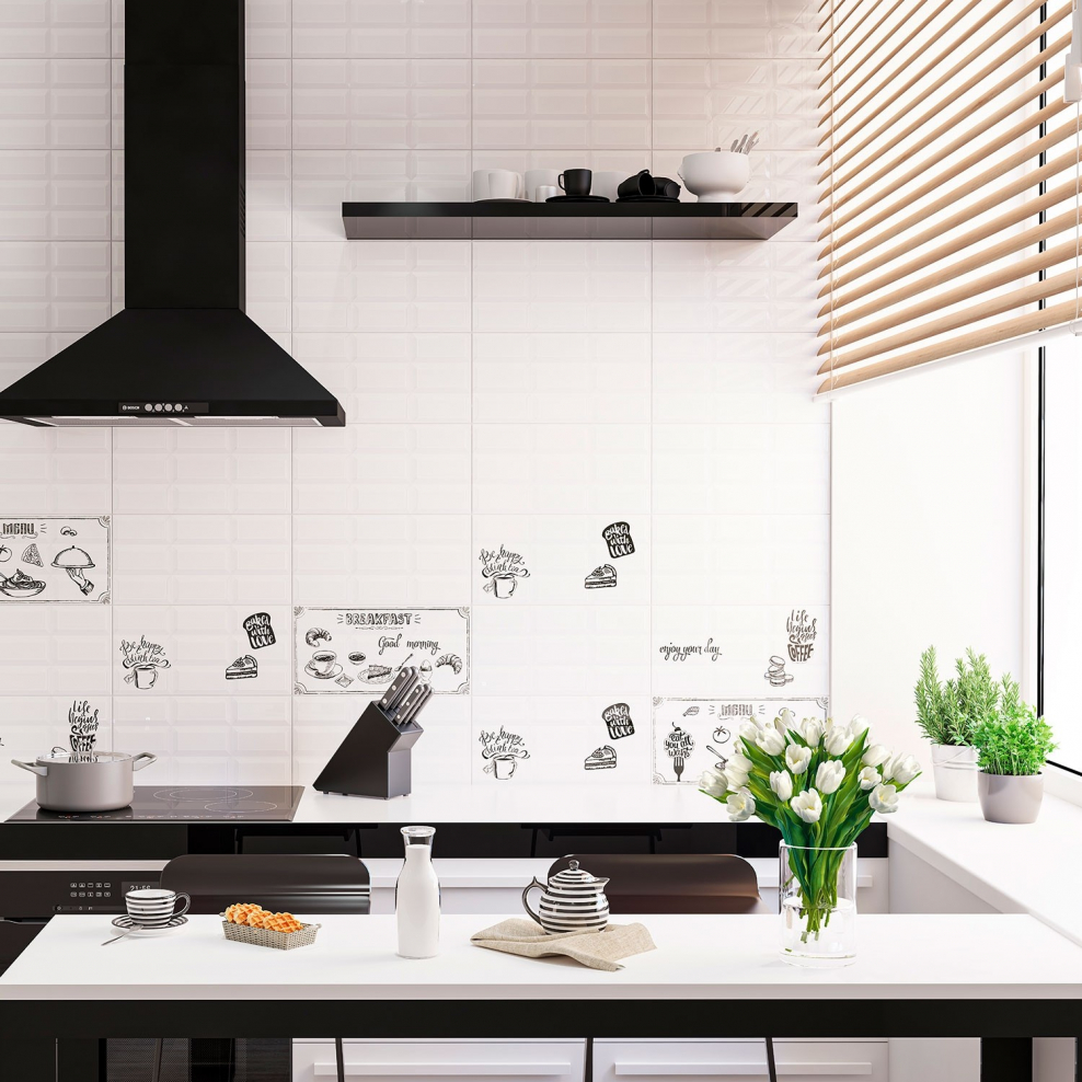 Кер. Плитка Вог белая 405*201 (Azori)