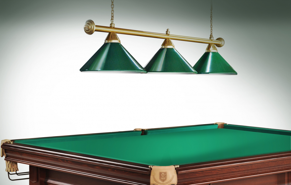 Светильник для бильярда 3 плафона Evergreen