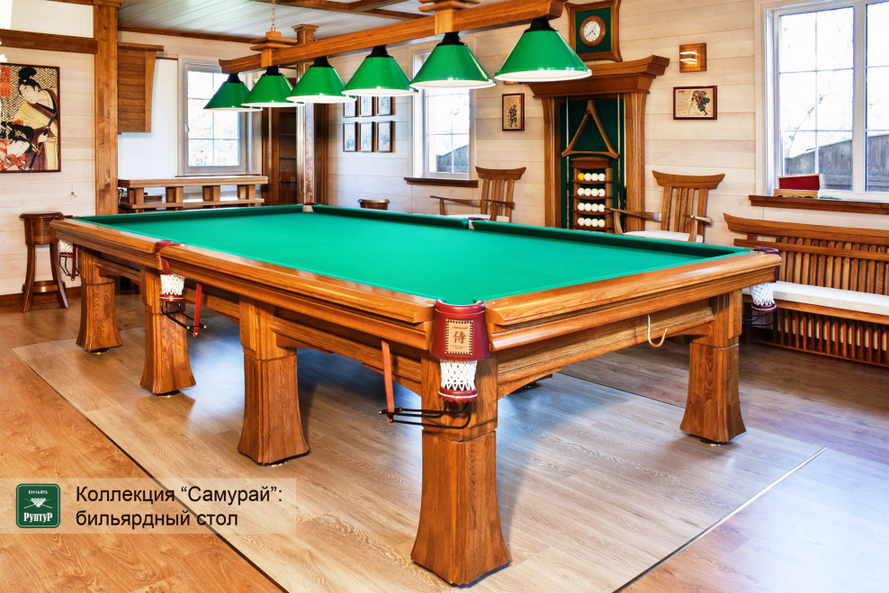 Интерьер бильярдной