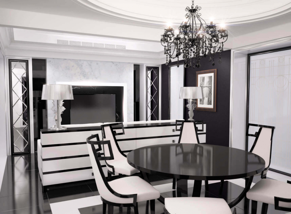 Art deco стиль в интерьере