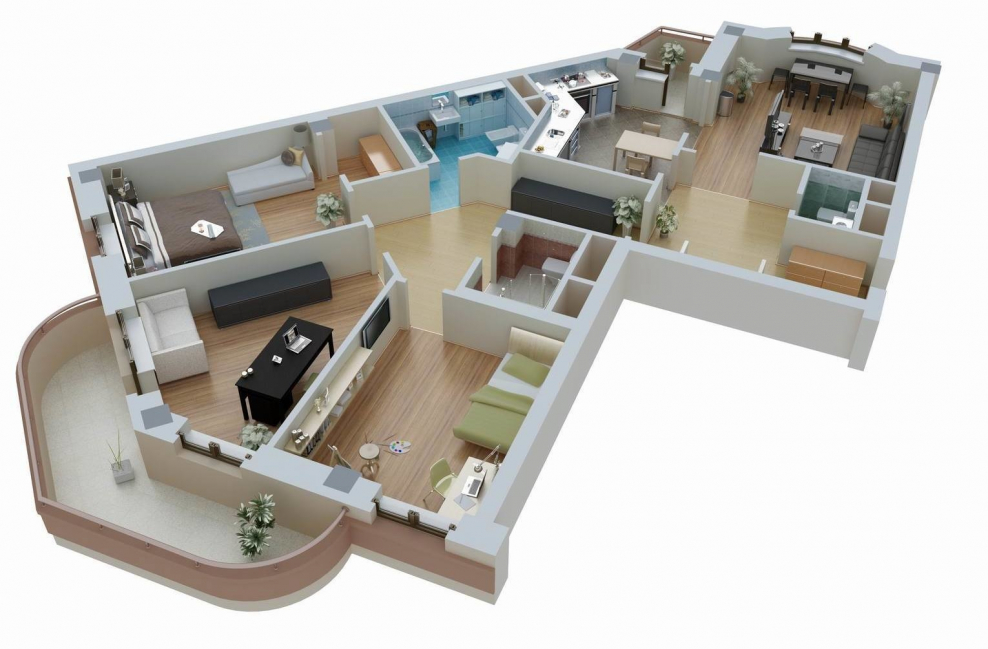 Оригинальные планировки квартир