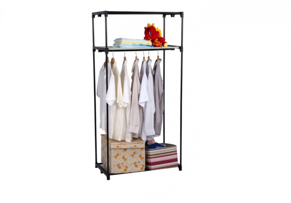 Тканевый шкаф для одежды Кармэн 70х44х155