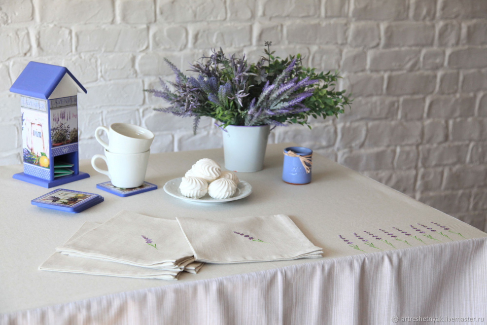 Скатерть Лаванда Прованса 150х200 см