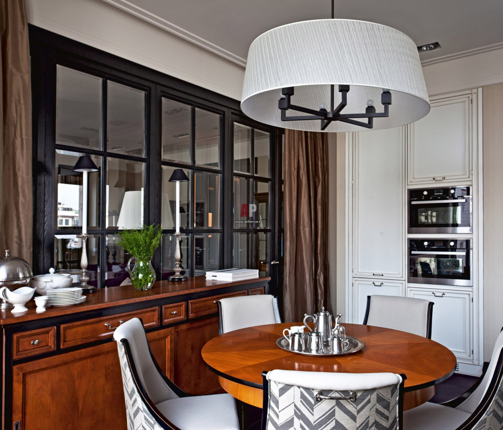 Интерьер кухни гостиной в стиле Фьюжн