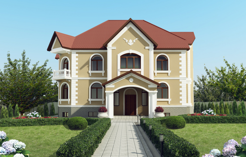 Фасад участка