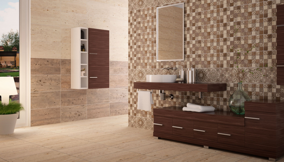 Керамогранит Lasselsberger Ceramics Травертино бренди 30х60,3 см