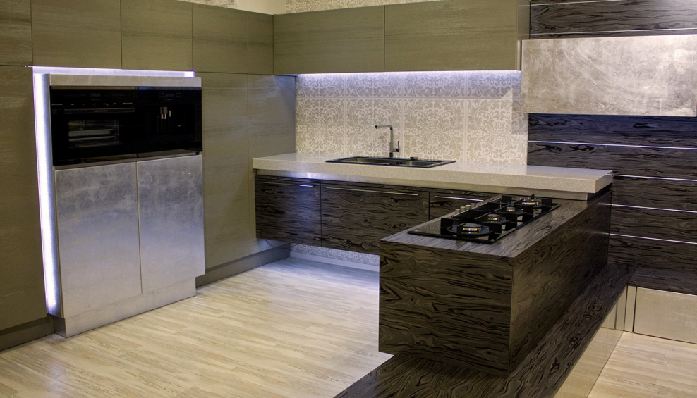 Кухни из шпона