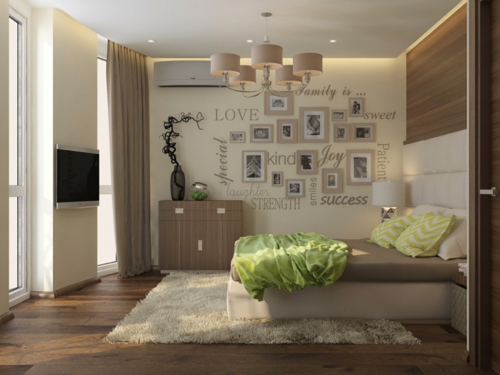 Спальня экостиль