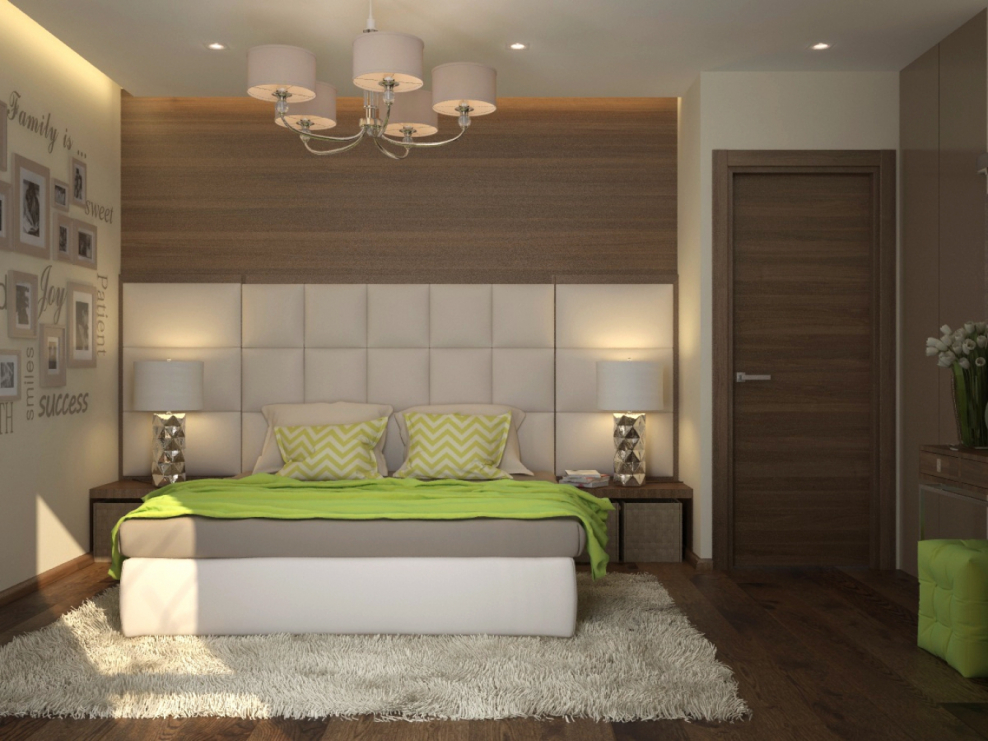 Экостиль в интерьере спальни