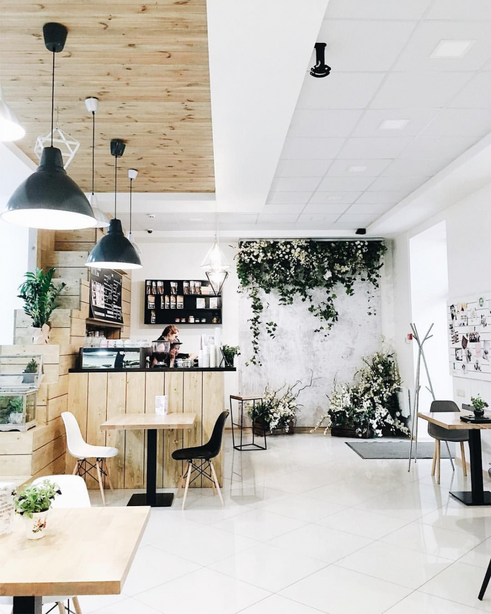 Кафе в скандинавском стиле