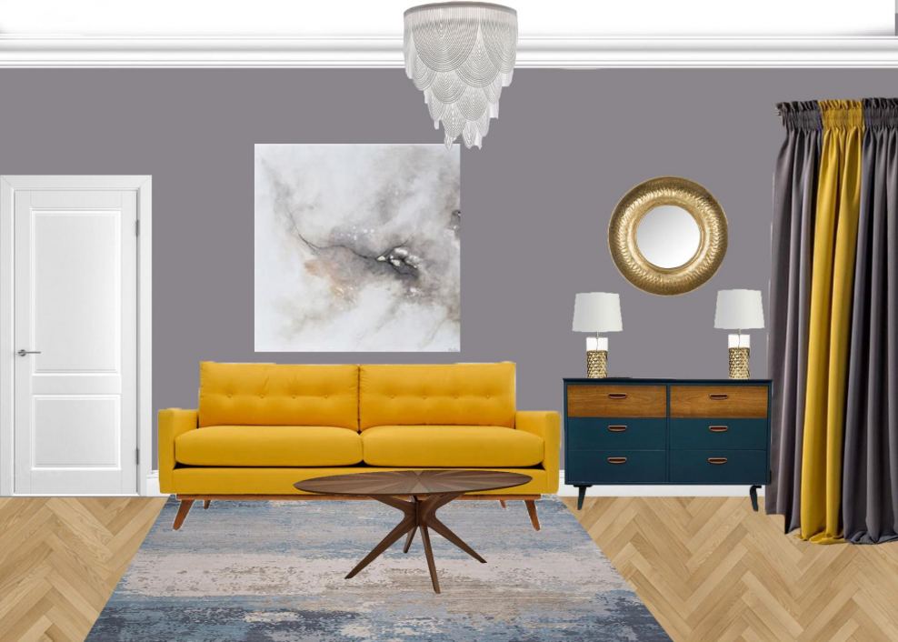 Стилистический коллаж интерьера