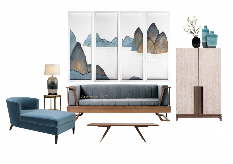 Предметы интерьера для коллажа