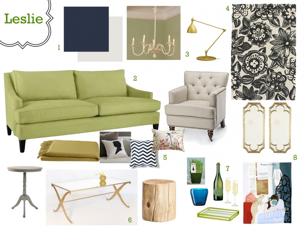 Предметы интерьера для коллажа