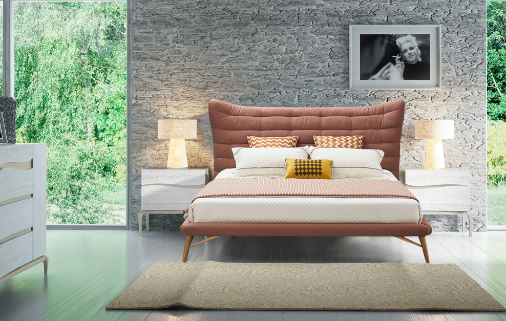 Кровать Венеция коралловые