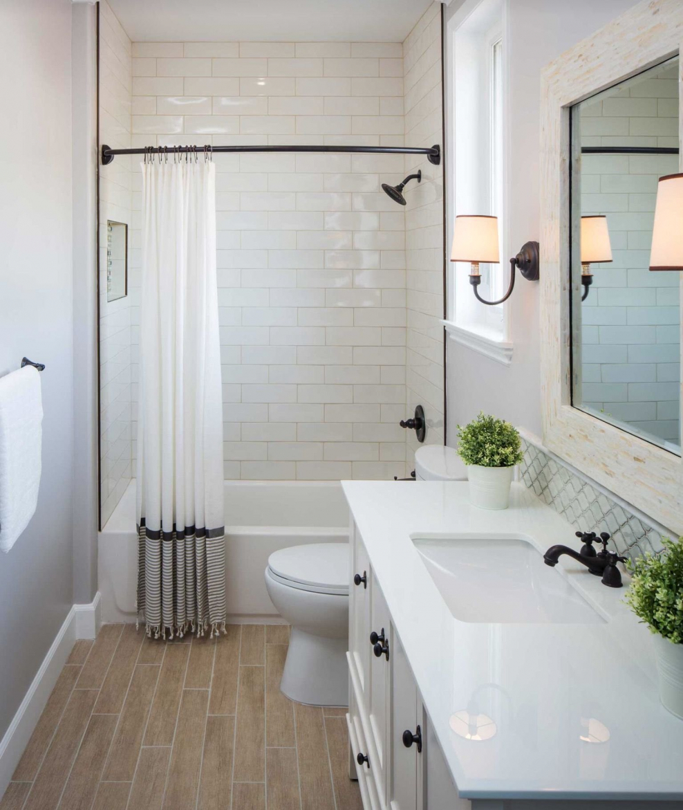 Очень узкая ванная комната