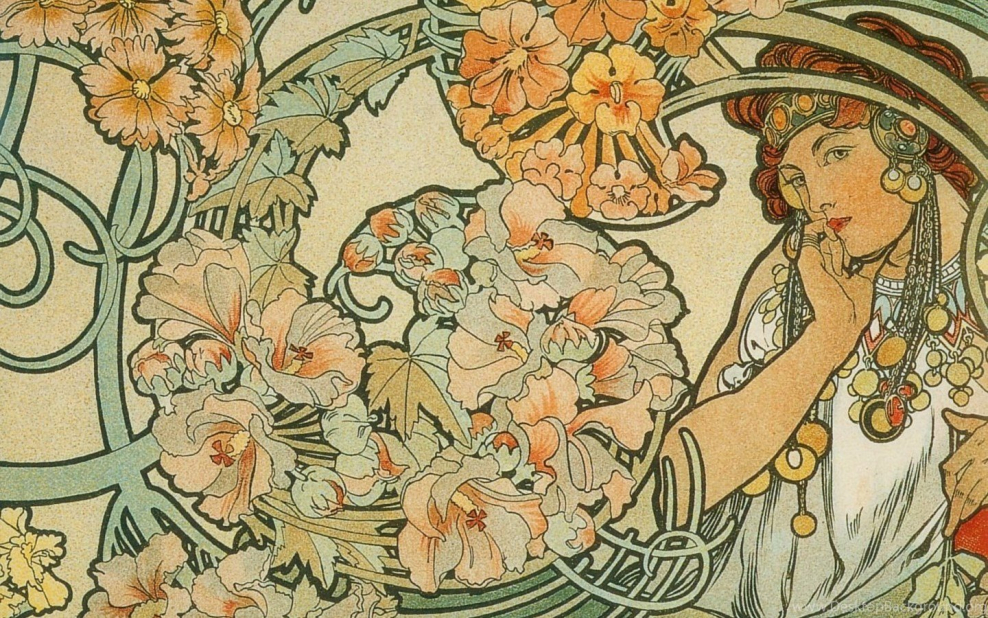 Уильям Моррис в стиле витраж